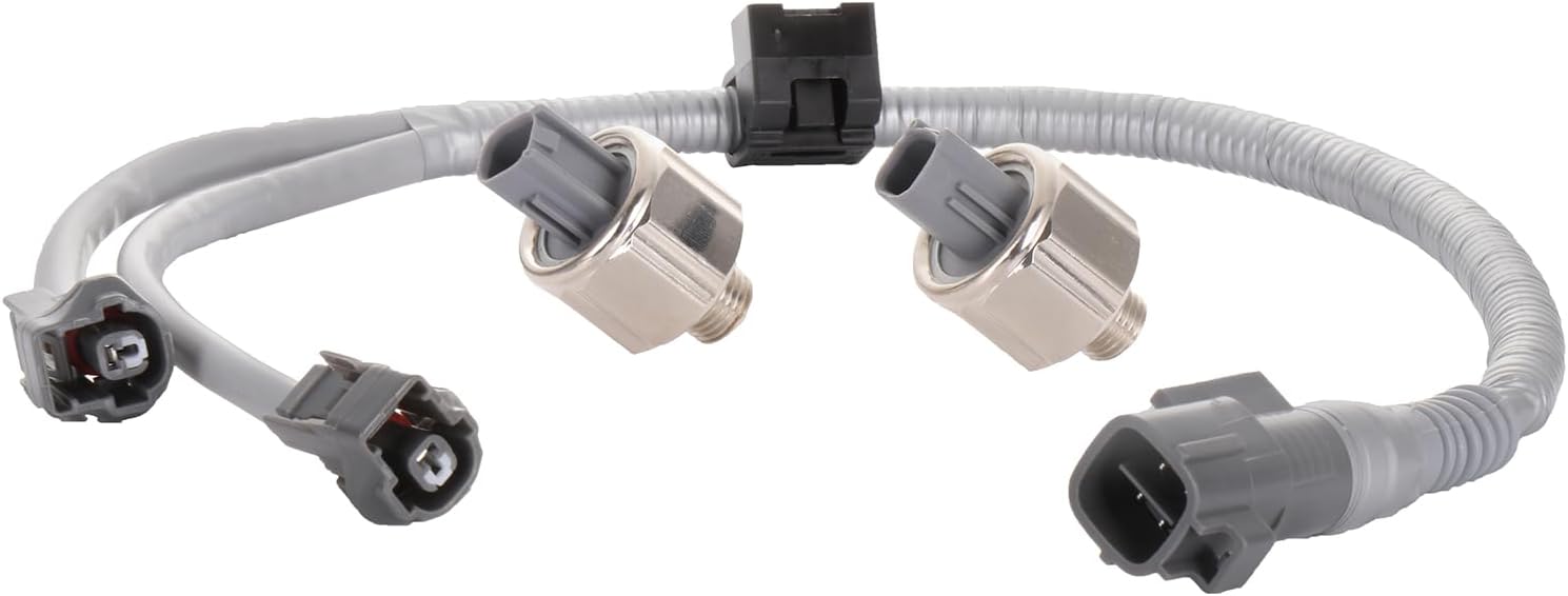 ROADFAR 2 x Knock Sensors with Harness Fit for Toyota for 4Runner,Avalon,for Camry,for Tacoma,for Tundra,for Supra,for Lexus ES300,LS400,RX300,GS300,GS400,SC400,OE 89615-12090 89615-12050
