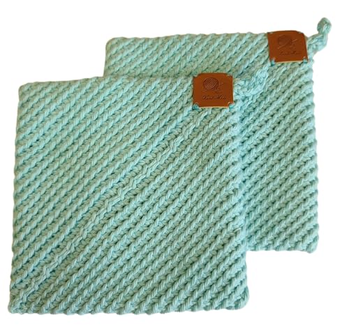 Handmade Crochet Pot Holders- Solid Color Collection- 6