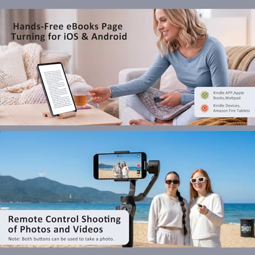 Image of Scrolling Remote Control for TikTok, Bluetooth Remote Page Turner for Kindle APP