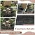 HOMEDIARY 4-Tier Outdoor Water Fountain, 29.7" L Rustic Rock Waterfall Fountain with LED Lights, Stone Texture Floor-Standing Resin Water Feature with Realistic Moss Accents for Patio, Porch & Indoor