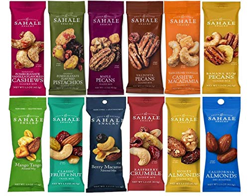 Sahale Snacks All Natural Nut Blends Grab And Go Variety 12-Flavors
