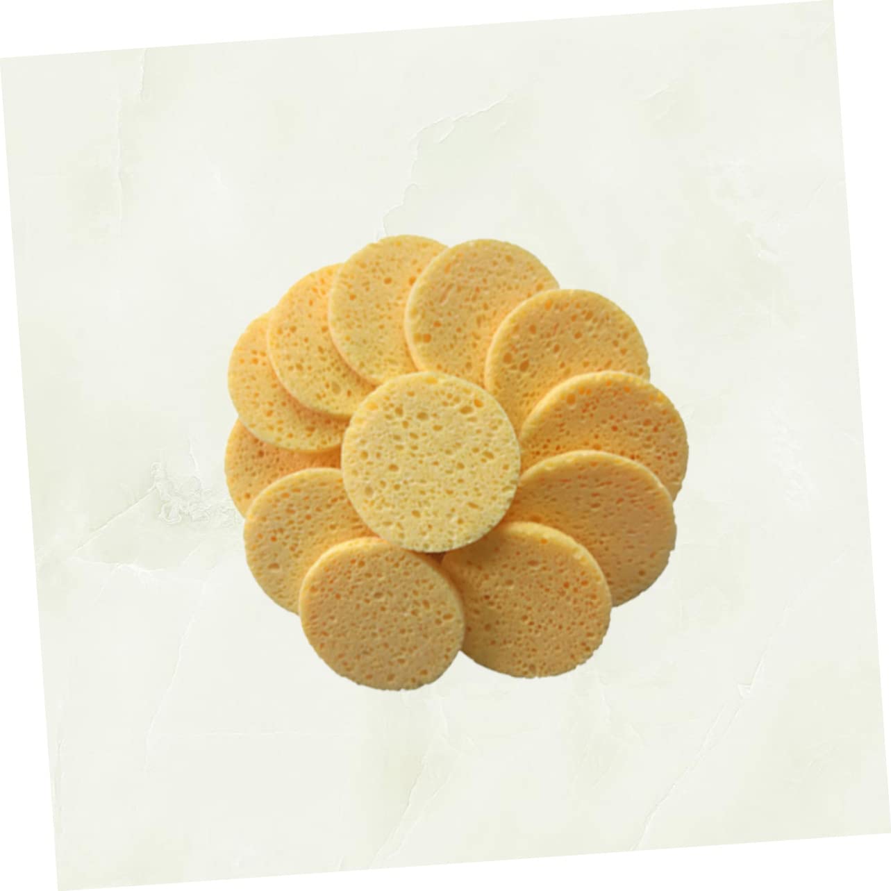 Beavorty 3 Set Di Dischetti Di Cotone Compressi in Cellulosa Riutilizzabili Per La Rimozione Del Trucco 90x8mm Spugnetta Detergente Per Unesfoliazione Delicata 20 Pezzi*3