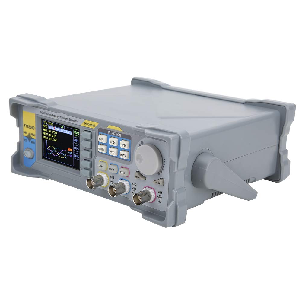 Générateur de signaux DDS Générateur de fonctions de forme d'onde arbitraire à 3 canaux Fréquence mètre 4 Sortie de niveau TTL(FY8300S-20M EU Plug 100-240V)