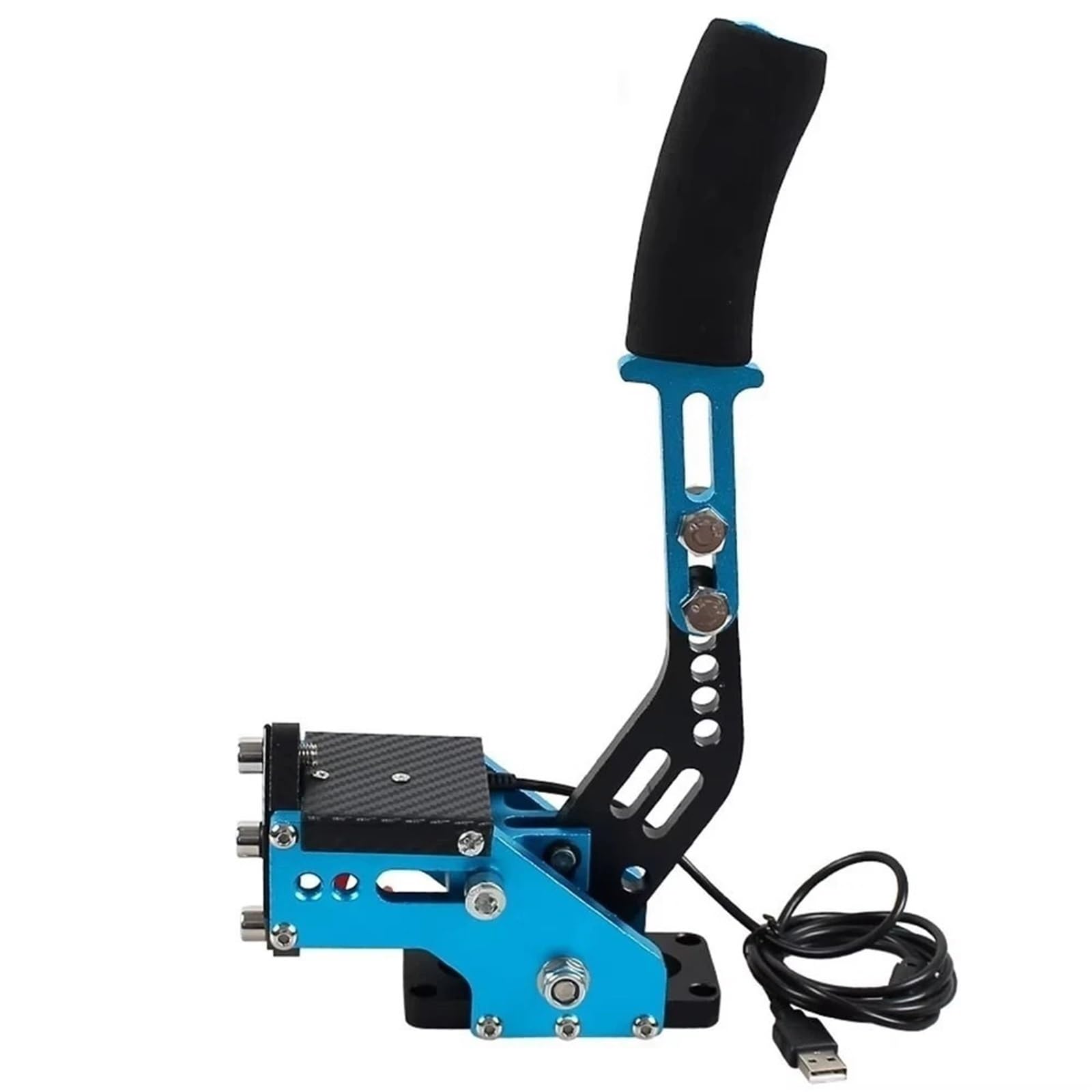 empuñadura de Freno Freno de Mano USB para Juegos de Carreras de simulación de PC Logitech G25/27/29 T300 T500, Sistema de Freno de Mano Fanatecosw Dirt Rally(BL NO Accessory)