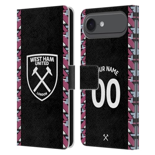 Étui West Ham United FC pour iPhone 17 Air - Housse portefeuille personnalisée en cuir