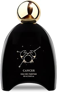 Zodiac Collection Cancer Eau de Parfum, Premium Long Lasting Unisex Fragrance with Fruity, Floral, Woody Notes, French Imported Ingredients, 3.38 fl. oz.