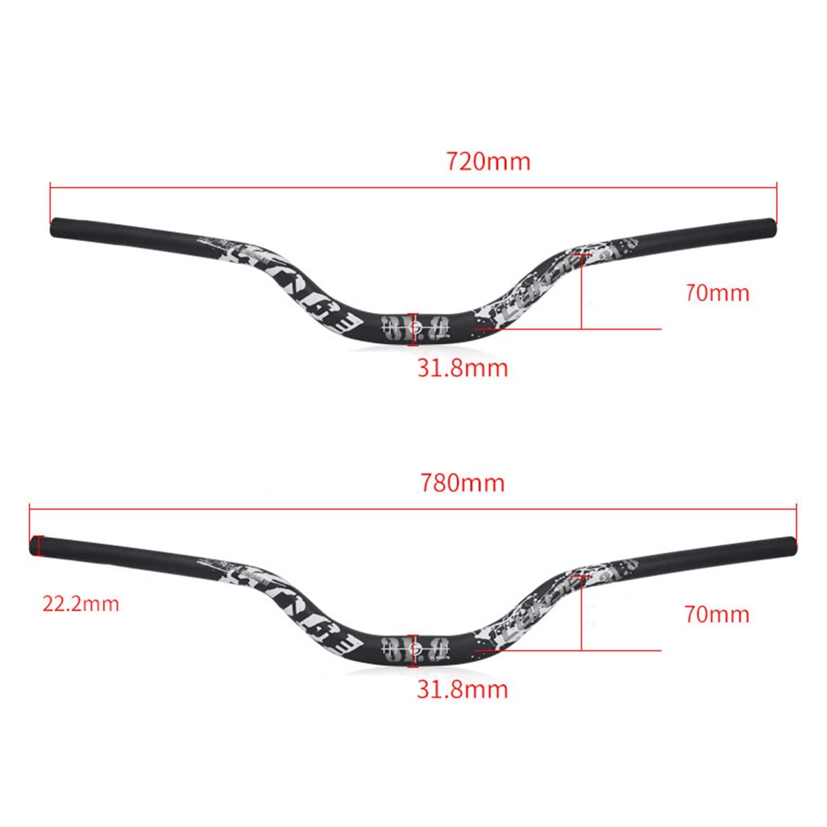 【新品】Horizon V2 アロイライザーバー シルバー 12㎜ライズ 新品】Horizon V2 アロイライザーバー シルバー 12㎜ライズ