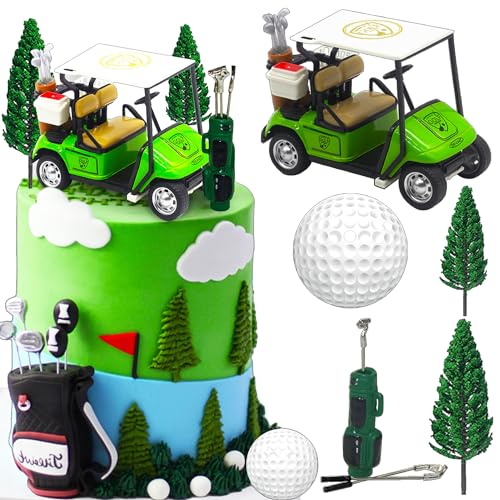 JeVenis Luxuriöse Golf Tortendeko für den Golf Deko Torte Thematische Golf Party Zubehör Golf Party Favors Golf Geburtstag Dekoration JeVenis Luxuriöse Golf Tortendeko für den Golf Deko Torte Thematische Golf Party Zubehör Golf Party Favors Golf Geburtstag Dekoration