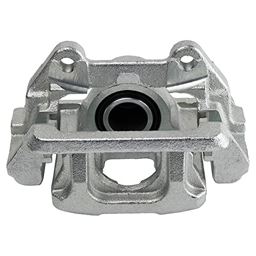 Image of TRQ Rear Driver and Passenger Side Brake Caliper Set Caliper Brackets Hardware Compatible with 2009-2015 Honda Pilot
