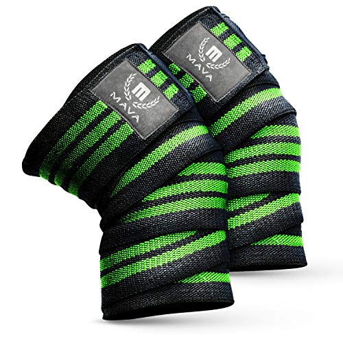 Knee Wraps for Cross Training WODs,Gym Workout,Weightlifting,Fitness & Powerlifting - Best Knee Straps