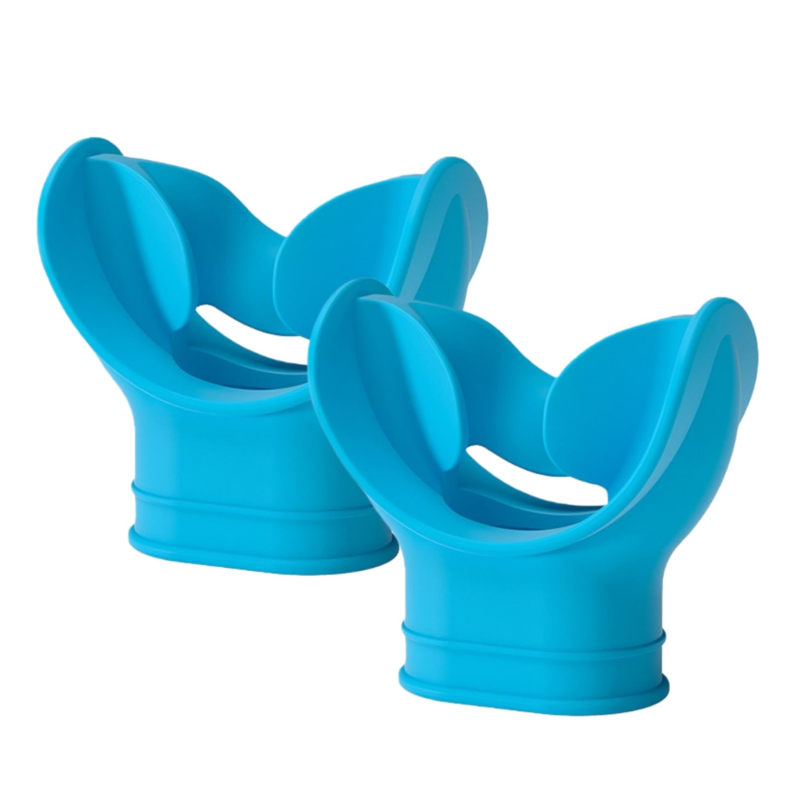 HSTWODE Silicone Regulator Mouthpiece Diving Mouthpiece Accessory for Most Normal Diving Snorkels and Regulators Suitable for Freediving & Diving Sports (Blue)
