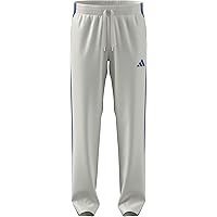 adidas Homme 3 STRIIPES Tricot Open Hem Trackpants, off White