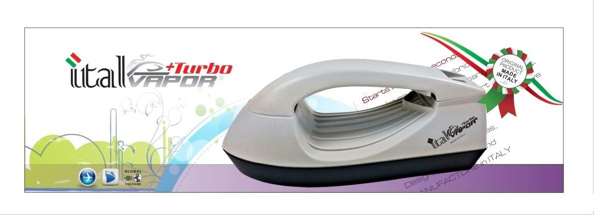 Turbo Light Weight Travel Steam Iron - Dual Voltage