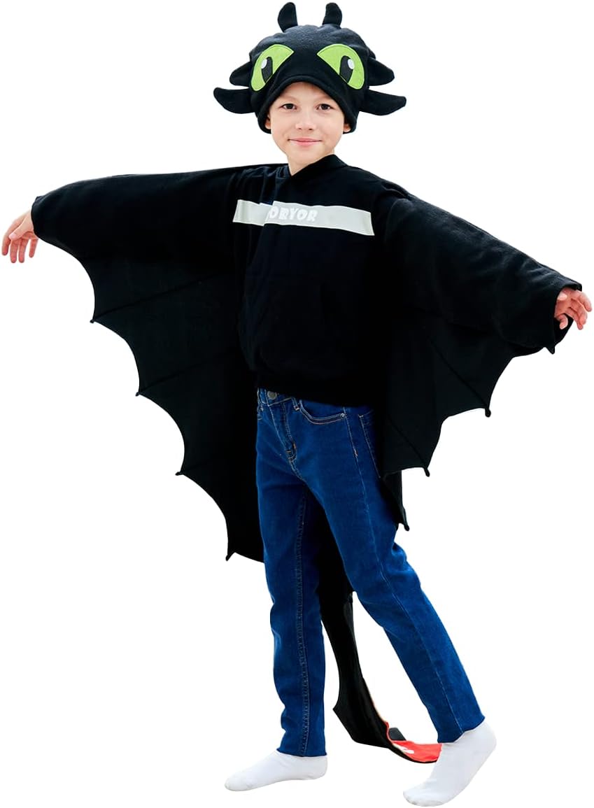 kagusterKids Cloak Dragon Cloak One-Piece Halloween Cosplay Costume…