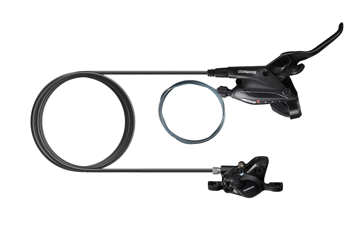 Amazon.com: Shimano 7 Speed Rear Bicycle Disc Brake Lever