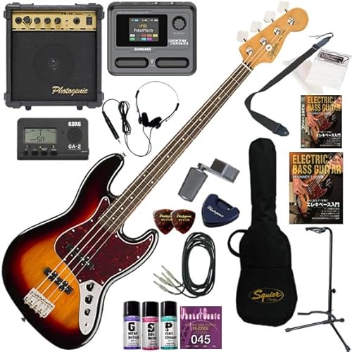 �y�Z�b�g�i�zSquier �G���L�x�[�X���S�ғ��� �}���`�G�t�F�N�^�[�������Ă�I�ŋ���20�_�Z�b�g Classic Vibe '60s Jazz Bass/3CS�i3�J���[�T���o�[�X�g�j