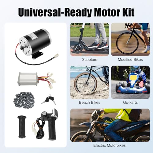48V 1000W Brushed Motor Kit