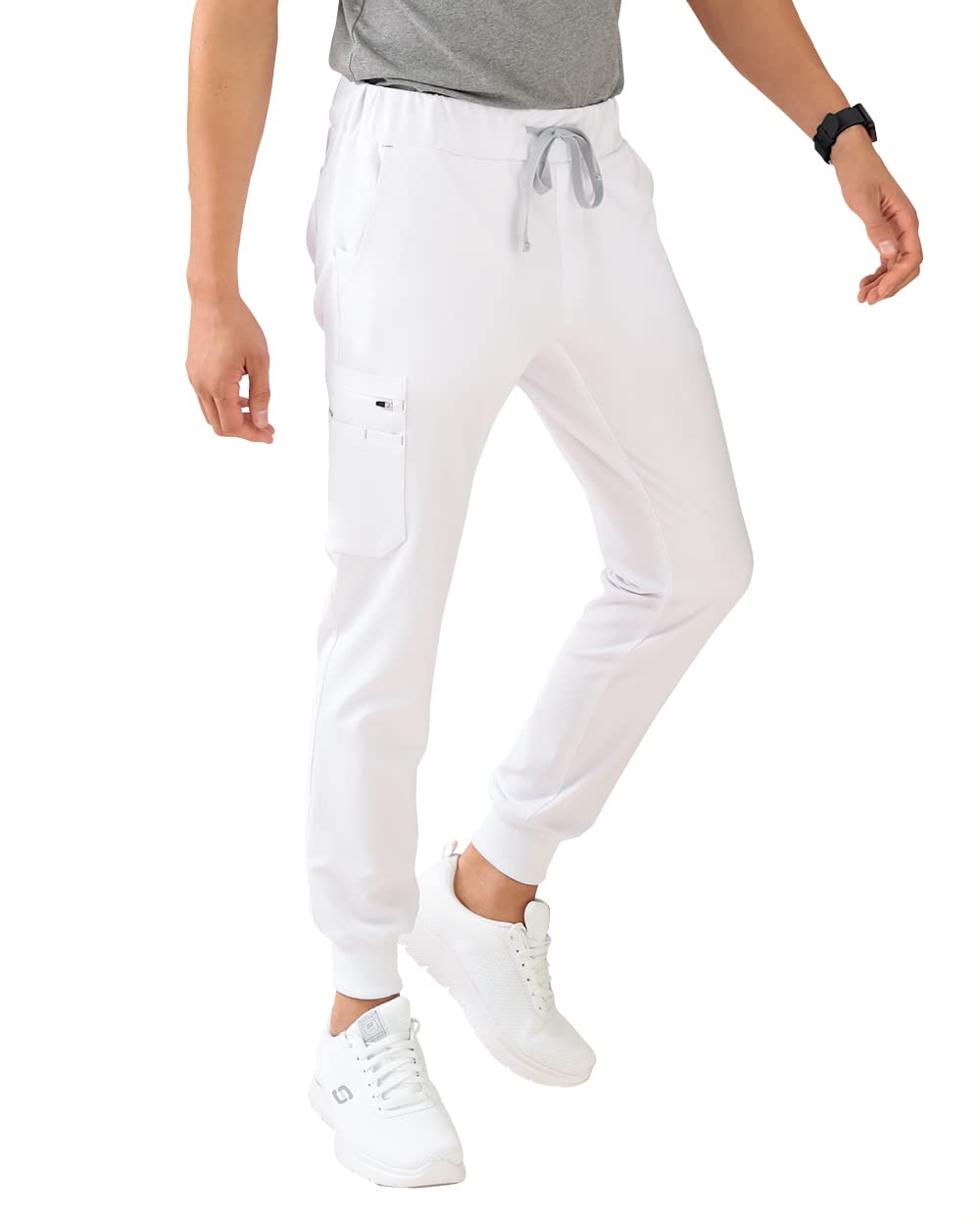 CLINIC DRESS Hose Ikaere I Herren-Schlupfhose Pflegehose Arbeitsbekleidung I Bündchen Stretch Bunt I