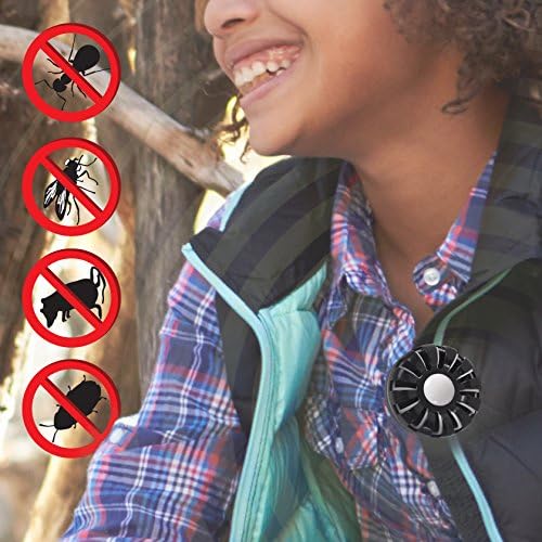 Miniatura 6 de Repelente de mosquitos mejorado, control de insectos, asesino electrónico de insectos, sin repelente químico de insectos, repelente ultrasónico de