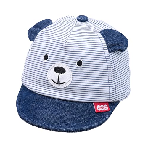 Soft Cotton Hat for Baby Boy Girl, Cute Bear Baseball Caps for Toddler Little Boys Girls Spring Summer Sun Hat