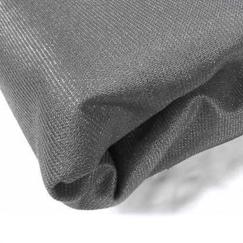 Tela Cerca CK200 Privacidade Com Acabamento Cor Cinza Proteção Shade Metro Linear 200G/M² 2x1