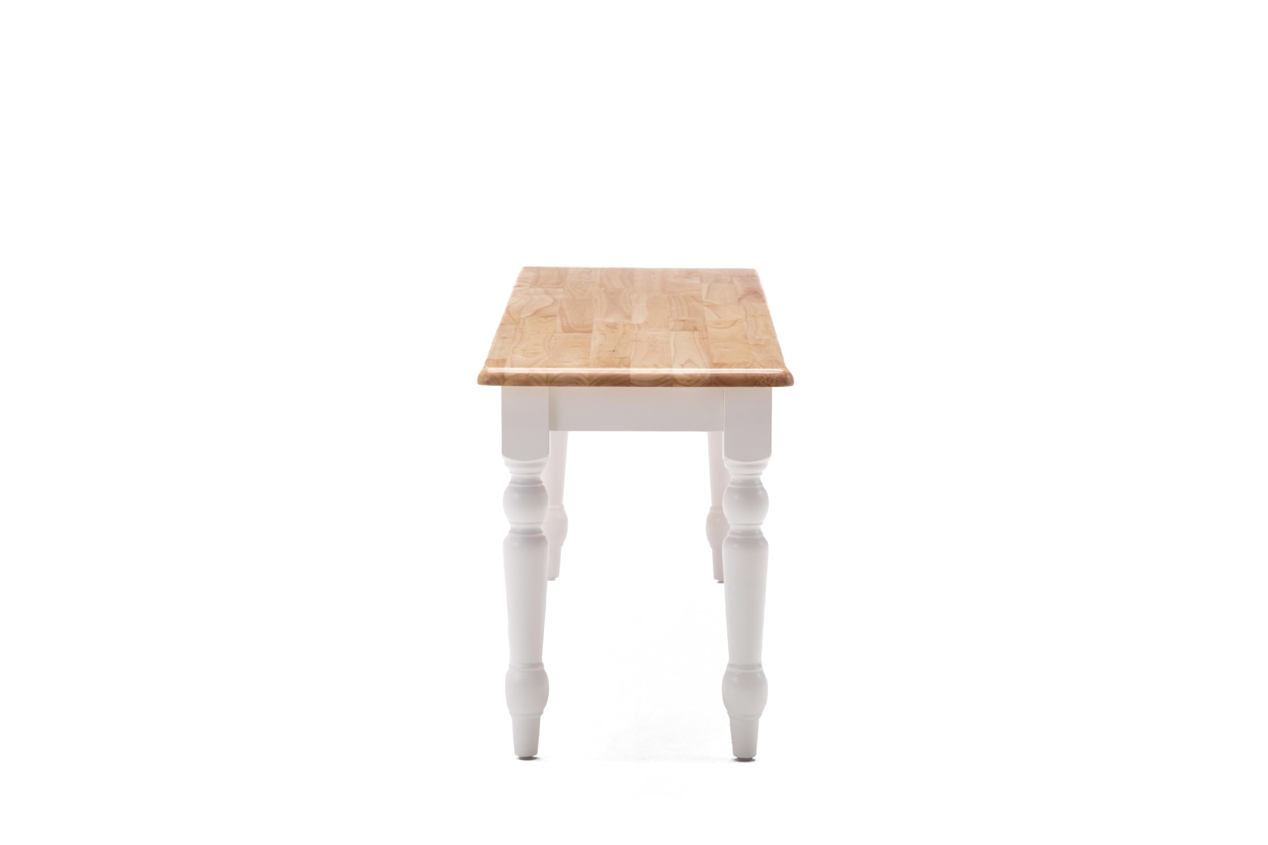 Boraam Windsor Farmhouse Dining Bench - Cream/Natural