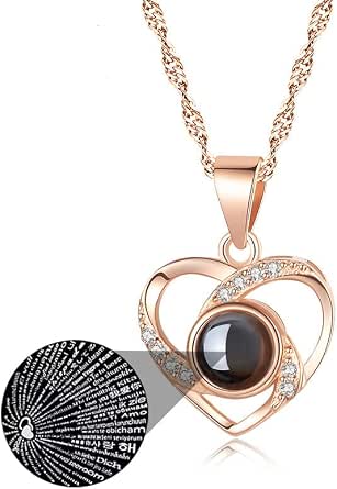 Collar Colgante De 100 Idiomas De Amor Para Parejas – Trading Ltd