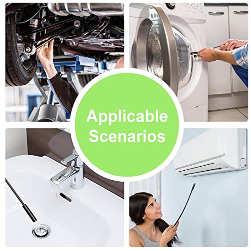 Borescopen Android Windows USB 2-in-1 Borescope, 8 mm 720P HD-endoscoopinspectiecamera, waterdichte semi-rigide… - Image 8