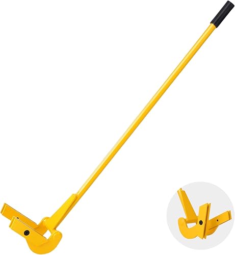 VEVOR Pallet Buster Herramienta con mango largo de 41 pulgadas, acero al carbono, resistente, demolición, palés, herramienta de paleta, extractor de