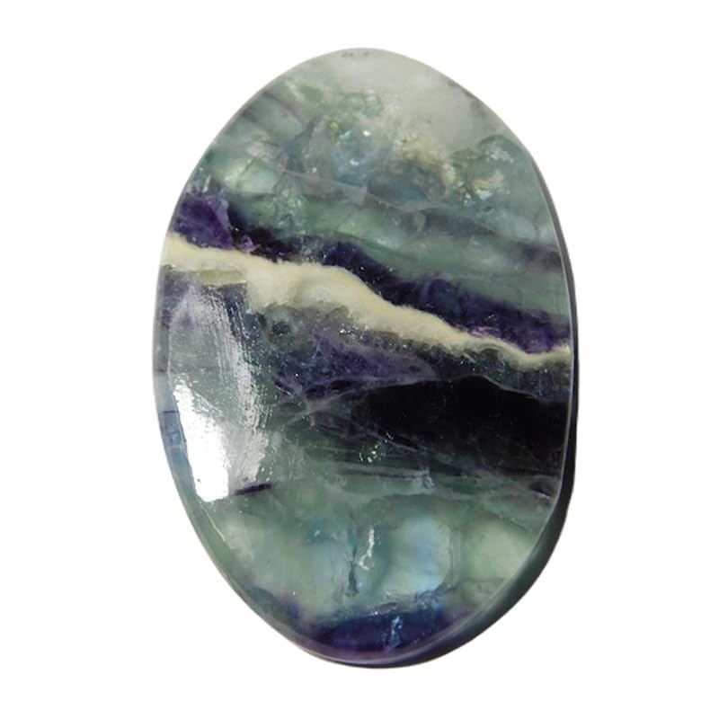Fluorite naturelle pierre gemme en vrac cabochon pour fabrication bijoux