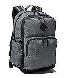 O'NEILL Mens Bag 28L Backpack, Dk Heather Grey