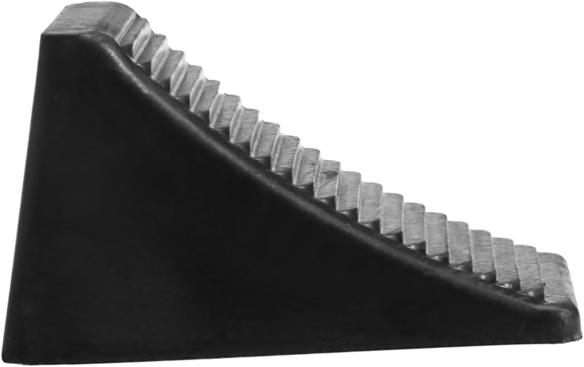Unomor 2pcs Heavy Duty Rubber Wheel Chocks for Cars Trucks and RVs Non-Slip Tire Chocks for Trailers and Motorcycles