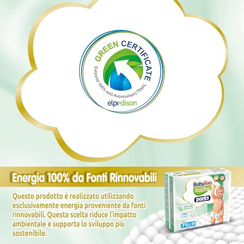Babylino Premium Pants, Pannolini A Mutandina Taglia 7 Con Filtrante Ultra Soft, Extra Large Plus (15-25Kg), 28 Unità - 18
