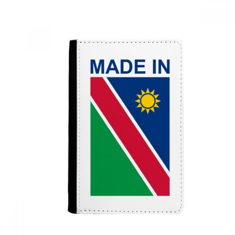 Made In Namibia Country Love Passport Holder Notecase Burse Wallet Cover Card Purse