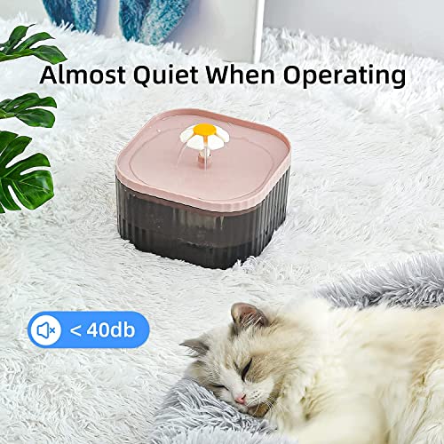 Fuente de agua para gatos 2.5L con bomba silenciosa miniatura 6