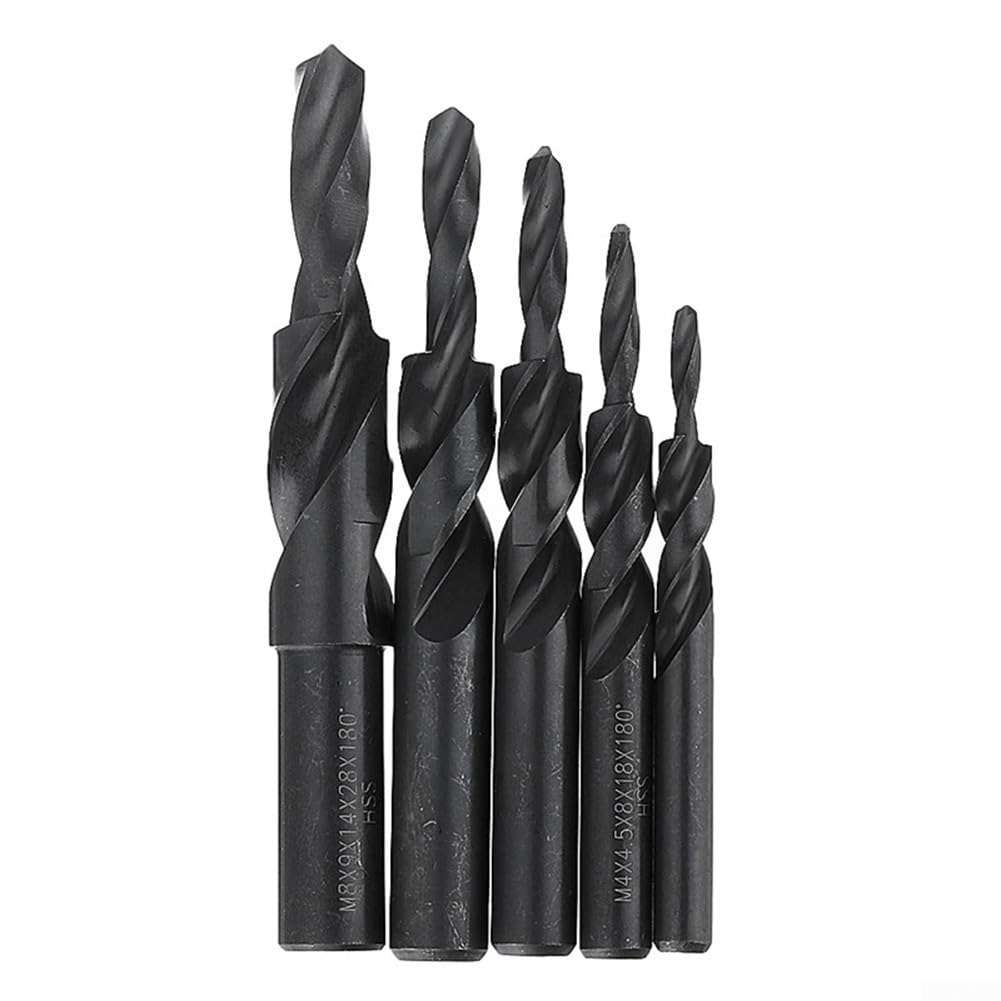 Spiral-Stufenbohrer 180° – 2-in-1 Senker Und Reibahle Aus M35-Co Für Metall Und Mehr (M3-M12)