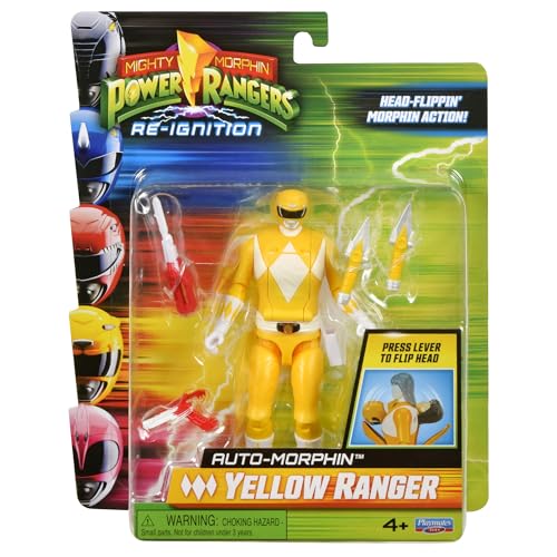 Power Rangers Re-Ignition 6 Inch Action Figure Auto Morphin - Yellow Ranger