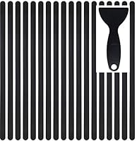cocofy Anti Rutsch Streifen Aufkleber Treppe, schwarz, XXL (90x3 cm), Sicherheit durch extra starken Halt, Treppenstufen Antirutsch innen Sticker - 18-Pack