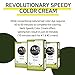 Dongsung Herb Speedy Color Cream PPD-Free Ammonia-Free Vegan Gray Coverage Hair Dye with Sun Protection, Odorless, Gentle for Sensitive Scalp, No Eye or Scalp Irritation (Dark Brown, 1 Pack)