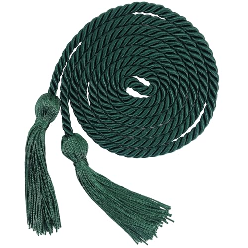 Image of GraduationMall Graduation Honor Cord 68 inch Forest Green