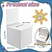 Jyongmer 24 Pack Cardboard Ballot Box with Slot 6 x 6x 6 Inch Raffle Boxes with Removable Header Suggestion Boxes Donation Box for Fundraising Ticket Boxes for Collecting Card Voting Contest