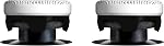 KontrolFreek Clutch for PlayStation 5 (PS5) and PlayStation 4 (PS4) Controller | Performance Thumbsticks | 2 Low-Rise Concave | Black & White