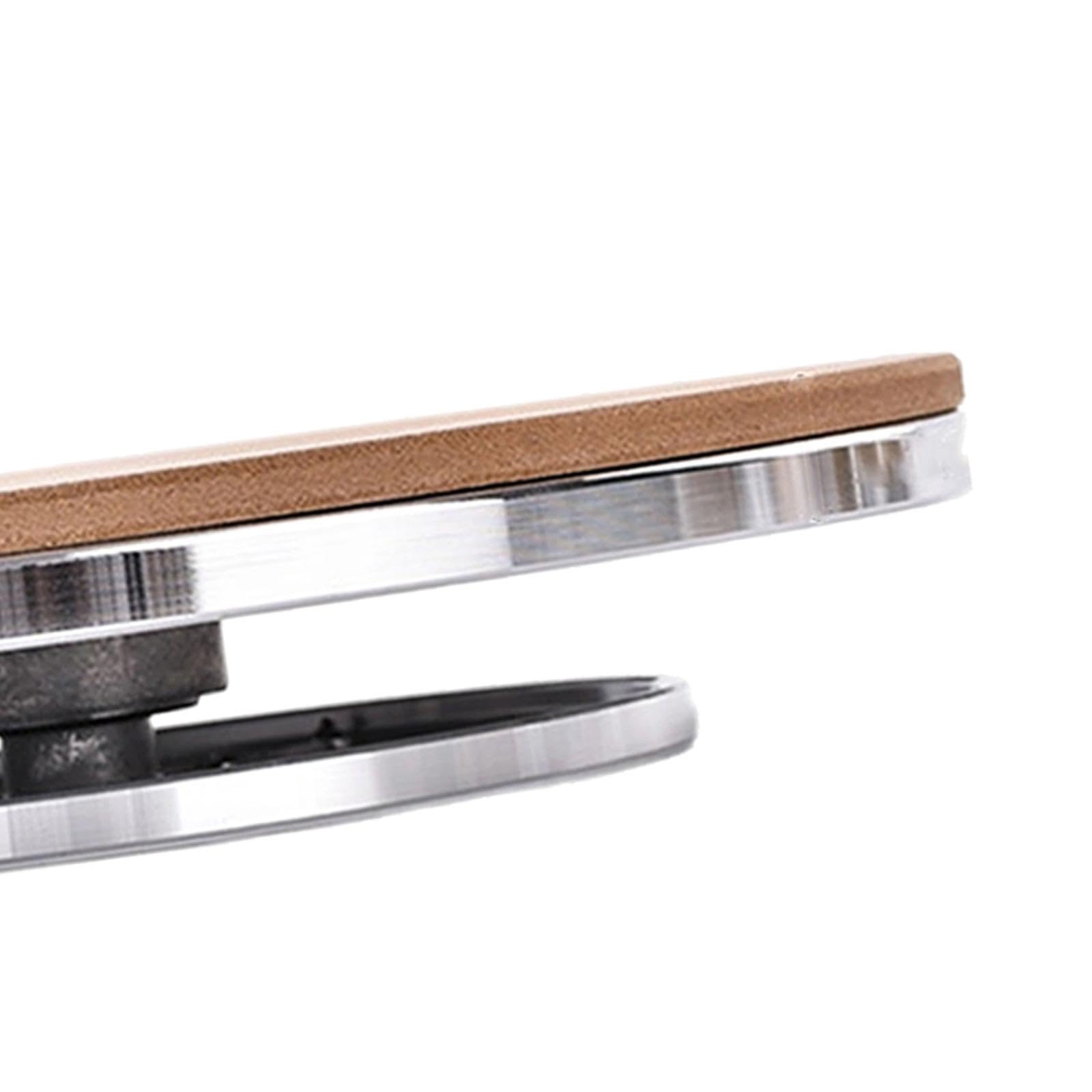 Drehteller für Modellierscheiben, Drehbare Tortenplatte, Aluminiumlegierung, Geräuschloses Lager, rutschfest, Lackierdrehteller, Lackier Und Keramikr, 25cmx15cm