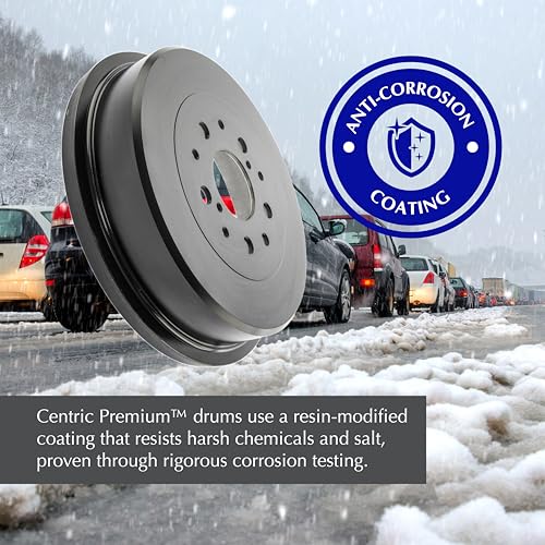 Image of Centric Premium 122.67021 Automotive Rear Brake Drum for Selected Jeep, Model Year