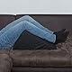 Formalind - Das Fantastische XL Keilkissen 60x50x30cm - Formstabiles XL Lesekissen für Bett & Couch. Lesekissen mit abnehmbarem & waschbarem Bezug. Vielfältiges Reflux Kissen. Schwarz