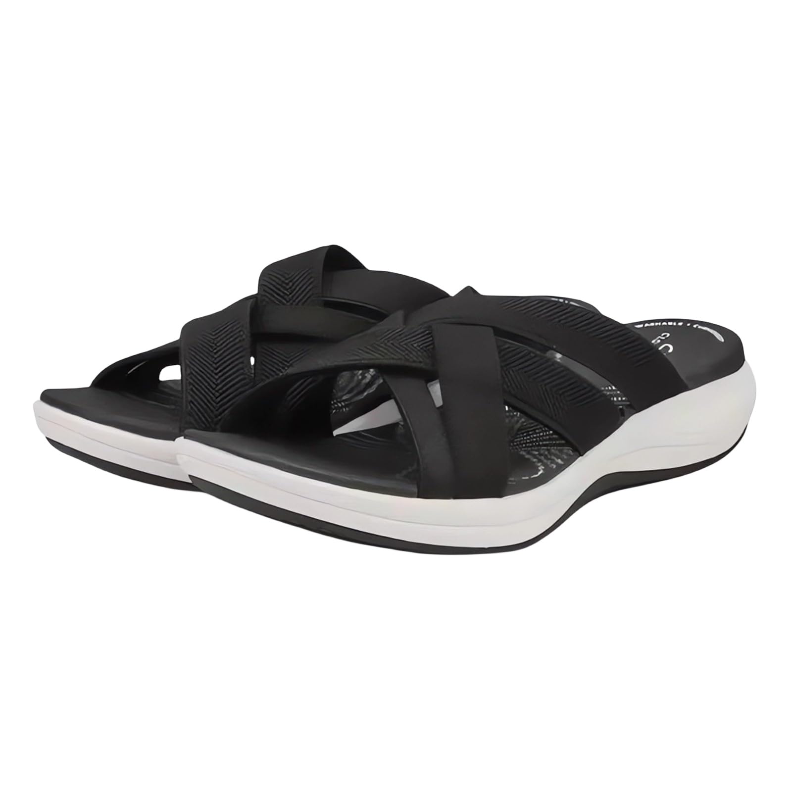 KAJXZ Womens Orthopedic Sandals Summer Arch Support Plantar Fasciitis Walking Sandal Outdoor Open Toe Soft Beach Shoes Breathable Comfort Open Toe