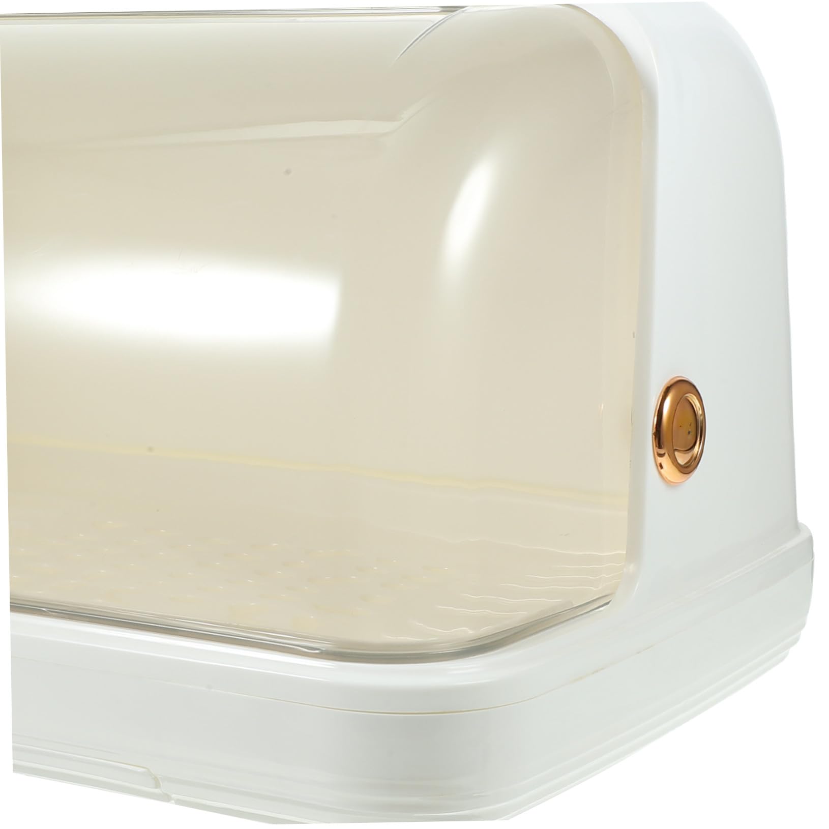 Organizador de Biberones Material PP Blanco y Diseño Sencillo y Elegante Escurridor de Platos Función de Drenaje y Protección contra Polvo para Cocina