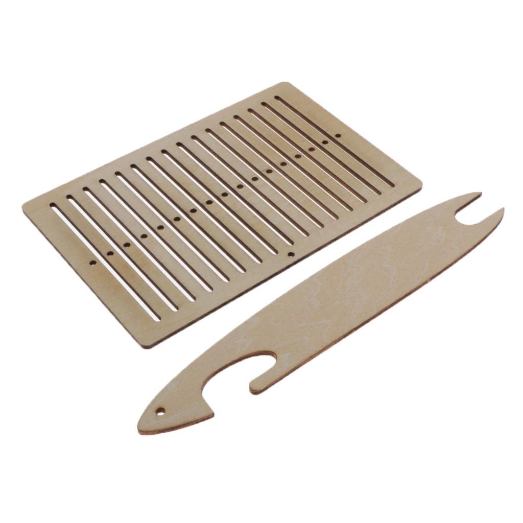 Enakshi® 2Pcs/Set Traditional DIY Wooden Handloom Machine Weaving Knitting Loom Tool|Crafts | Handcrafted & Finished Pieces | Needle Arts & Crafts | Other Needle Arts & Crafts-image-25