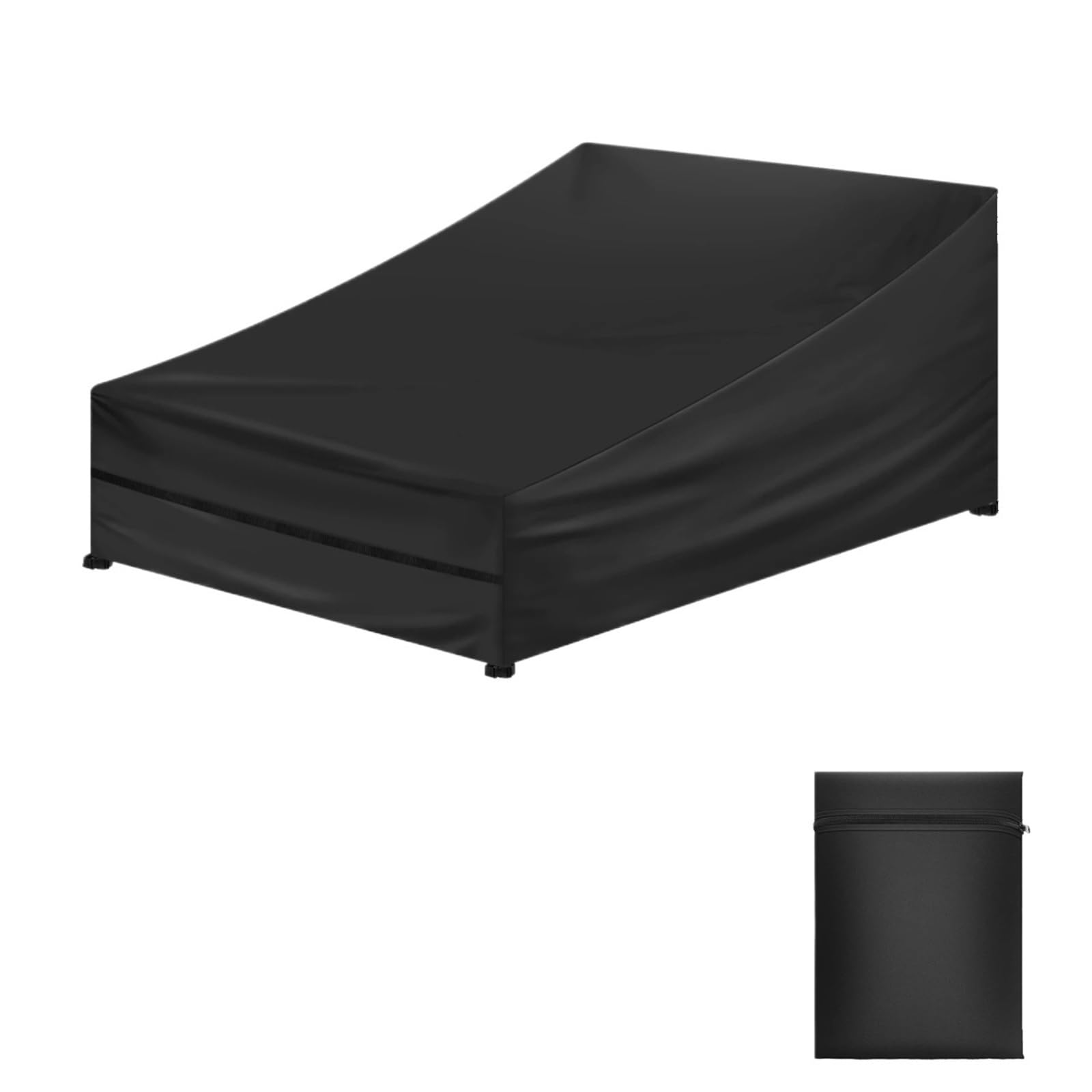 YILWPV Sun Lounger Covers Sunbed Covers For Sun Loungers Stacking Cover Waterproof Sun Lounger Cover Anti UV Reclining Chair Covers For Sun Loungers(210x75x40x80CM)