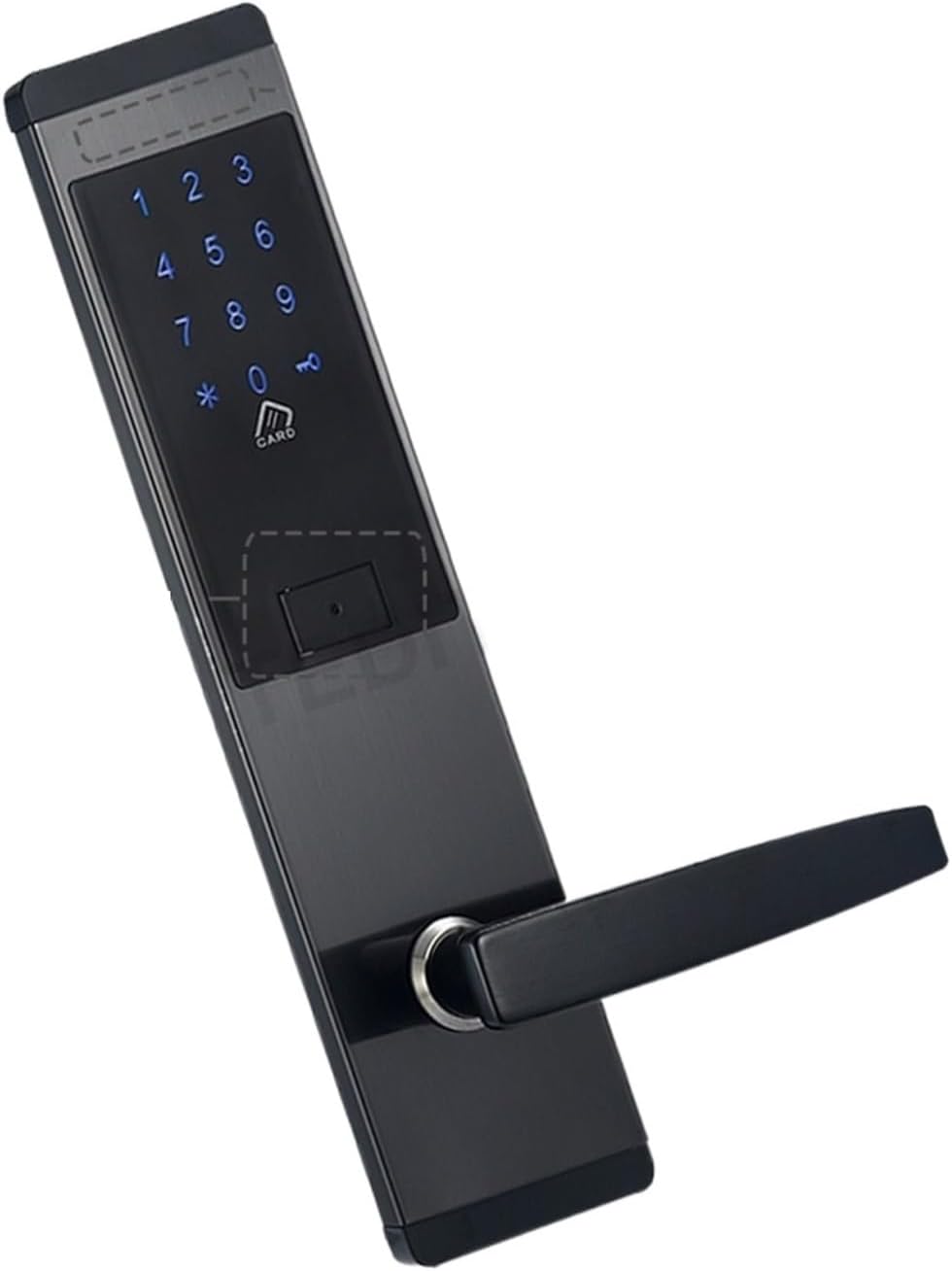 Cerradura electrónica de seguridad de la aplicación TTlock, bloqueo de pantalla táctil inteligente WiFi, bloqueo de teclado de código digital para apartamento de hotel en casa (color: izquierda-P